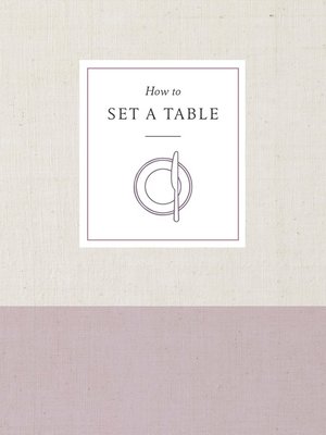 cover image of How to Set a Table